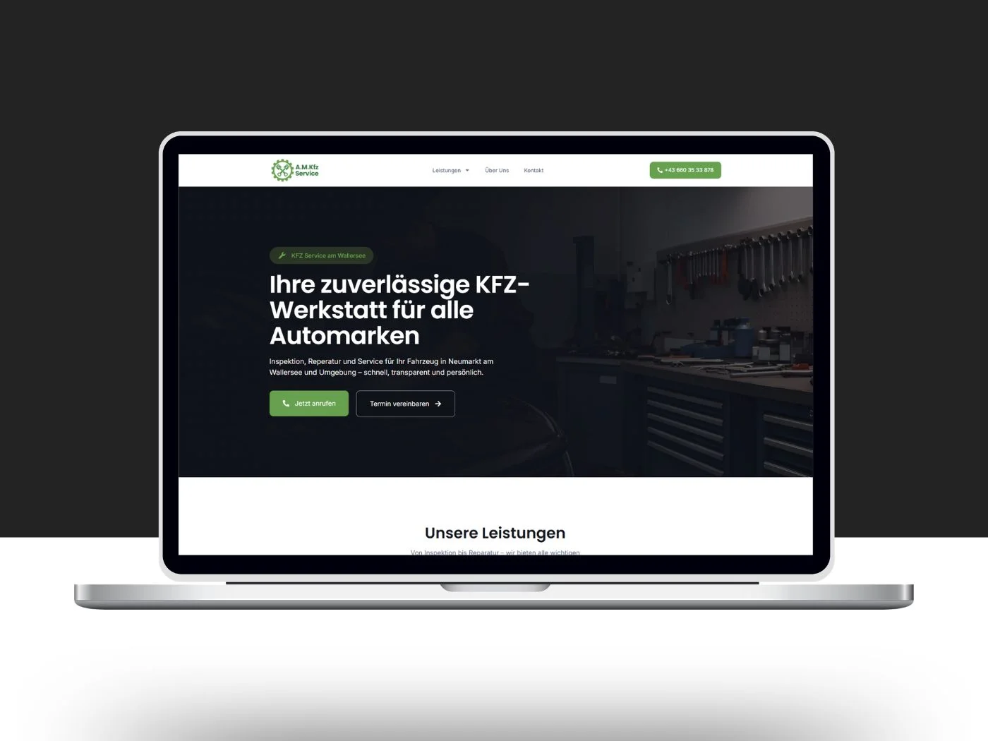 A.M. KFZ Service Website